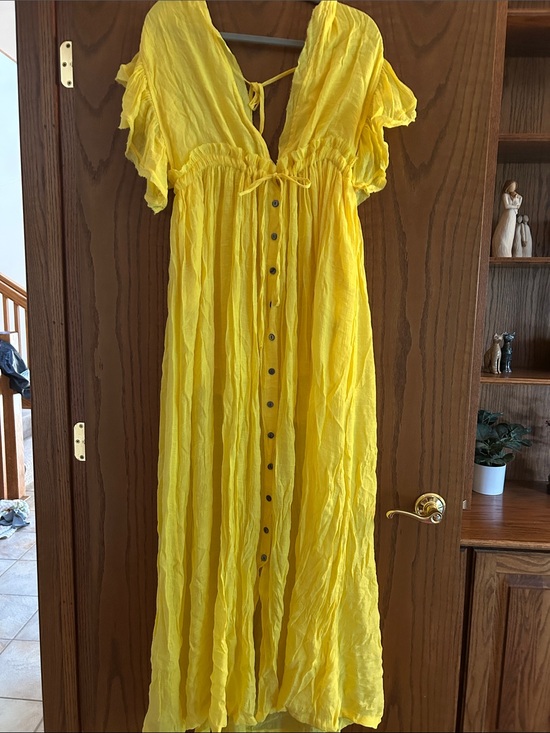 Peach Love California Dresses & Skirts - Peach Love California Yellow Maxi Dress